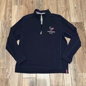 Tommy Bahamas NFL Texans Montego Beach Half-Zip Sweatshirt